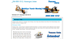 Desktop Screenshot of onlinemarangozustasi.com